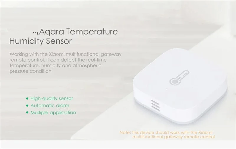 Aqara Temperatursensor Smart Luftdruck Feuchtigkeit Umgebungssensoren Zigbee Smart Fernbedienung für Mi Home Aqara Home APP