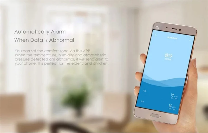 Aqara Temperatursensor Smart Luftdruck Feuchtigkeit Umgebungssensoren Zigbee Smart Fernbedienung für Mi Home Aqara Home APP
