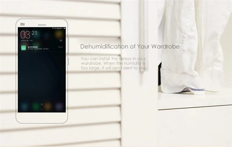 Aqara Temperatursensor Smart Luftdruck Feuchtigkeit Umgebungssensoren Zigbee Smart Fernbedienung für Mi Home Aqara Home APP