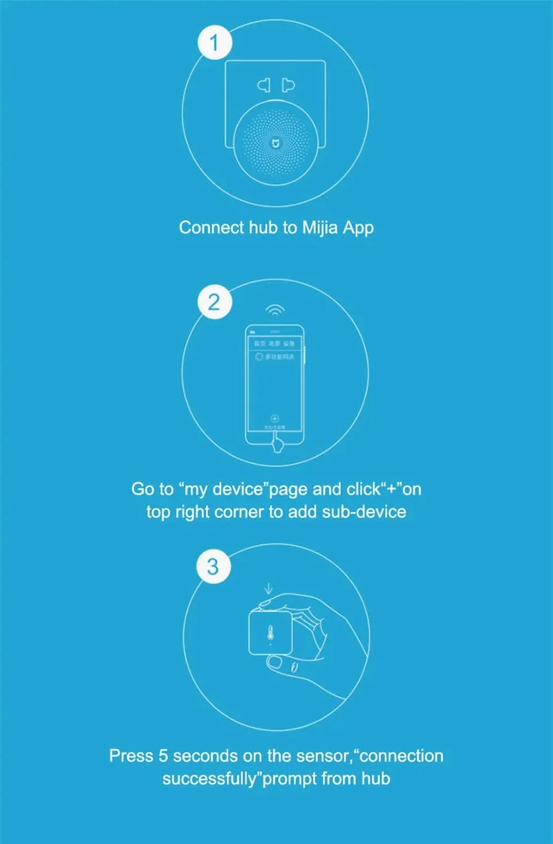 Aqara Temperatursensor Smart Luftdruck Feuchtigkeit Umgebungssensoren Zigbee Smart Fernbedienung für Mi Home Aqara Home APP