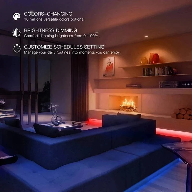 Yeelight Aurora Smart 5M Licht Streifen 1S Plus LED RGB Bunte WiFi Fernbedienung mit APP Assistent Homekit für smart home