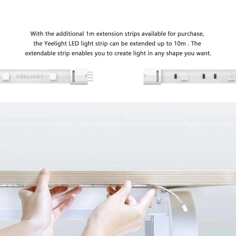 Yeelight Aurora Smart 5M Licht Streifen 1S Plus LED RGB Bunte WiFi Fernbedienung mit APP Assistent Homekit für smart home