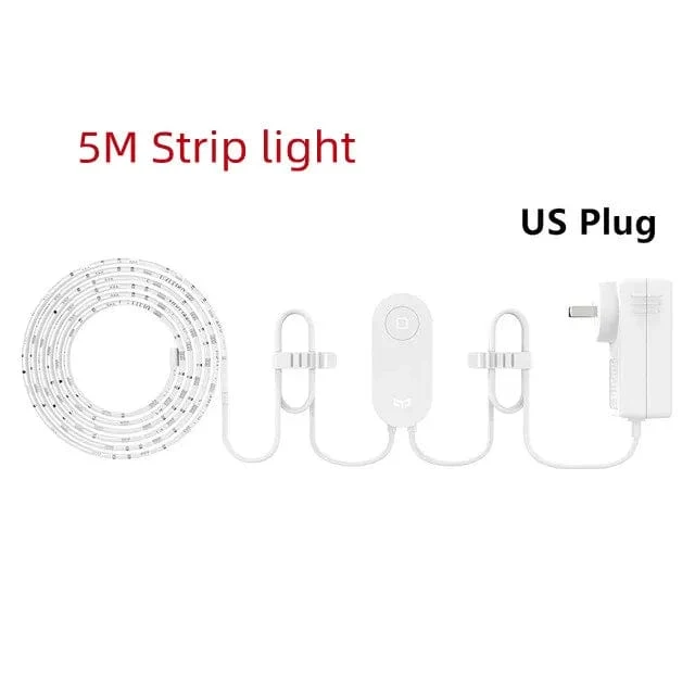 Yeelight Aurora Smart 5M Licht Streifen 1S Plus LED RGB Bunte WiFi Fernbedienung mit APP Assistent Homekit für smart home