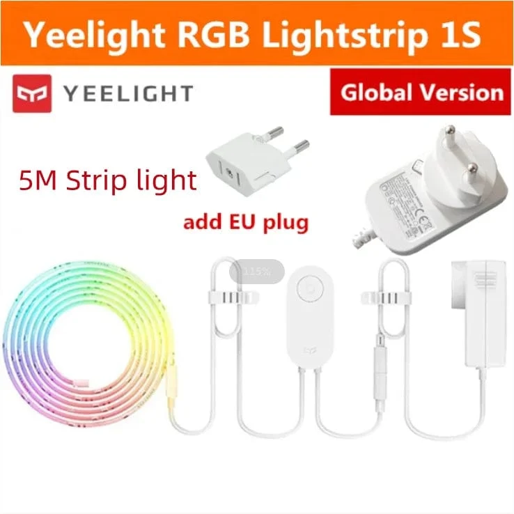 Yeelight Aurora Smart 5M Licht Streifen 1S Plus LED RGB Bunte WiFi Fernbedienung mit APP Assistent Homekit für smart home