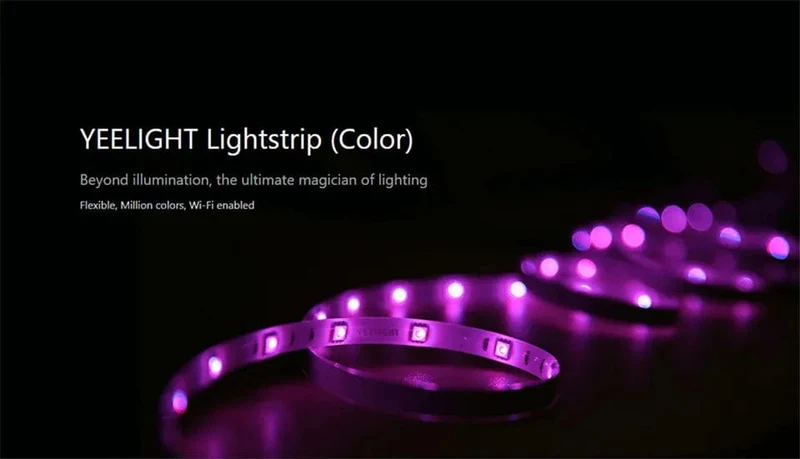 Yeelight Aurora Smart 5M Licht Streifen 1S Plus LED RGB Bunte WiFi Fernbedienung mit APP Assistent Homekit für smart home