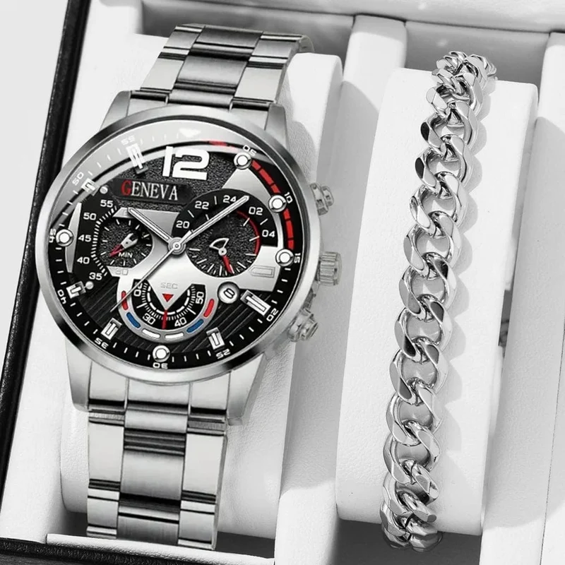 Neue Heiße Uhren Mode Für Männer Edelstahl Uhr Luxus Kalender Quarz Armbanduhr Business Uhren Mann Uhr Relogio Masculino