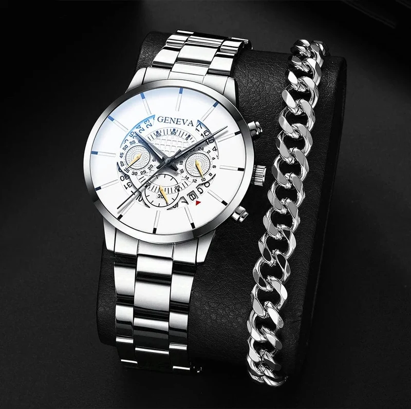 Neue Heiße Uhren Mode Für Männer Edelstahl Uhr Luxus Kalender Quarz Armbanduhr Business Uhren Mann Uhr Relogio Masculino