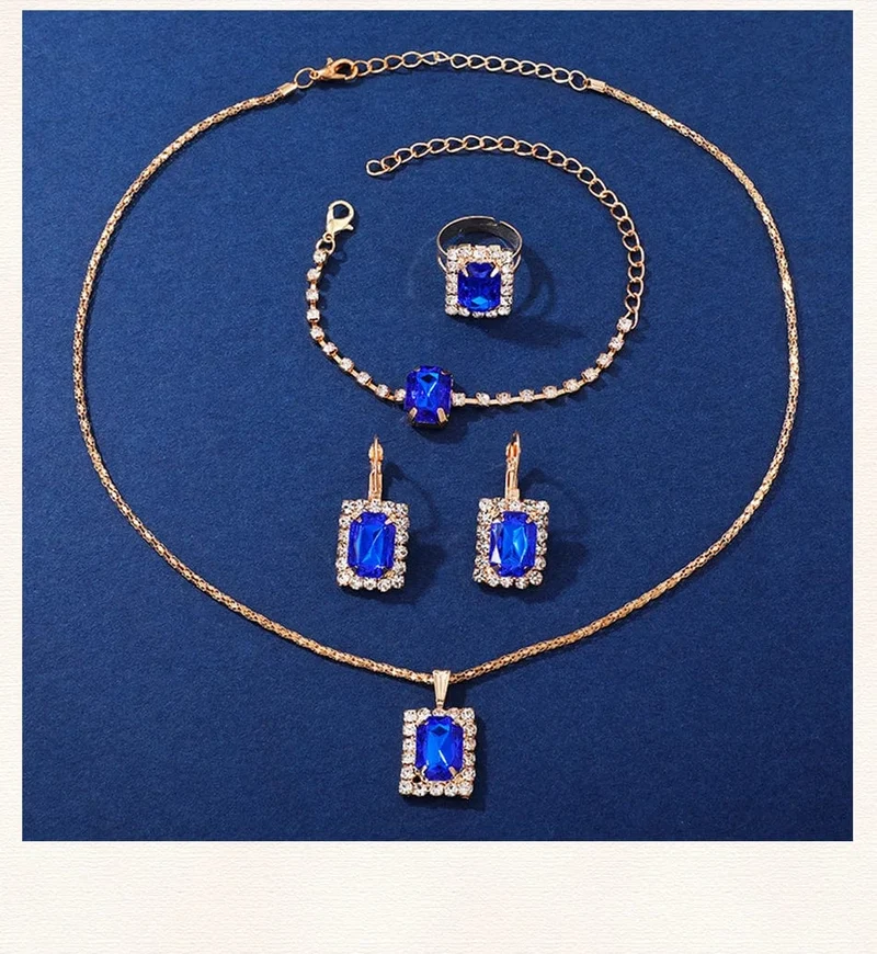 Luxus Fashion Square Damenuhren Marke Damen Quarz Armbanduhr Klassisch Schlicht Femme Blau Lederband Relogio Feminino
