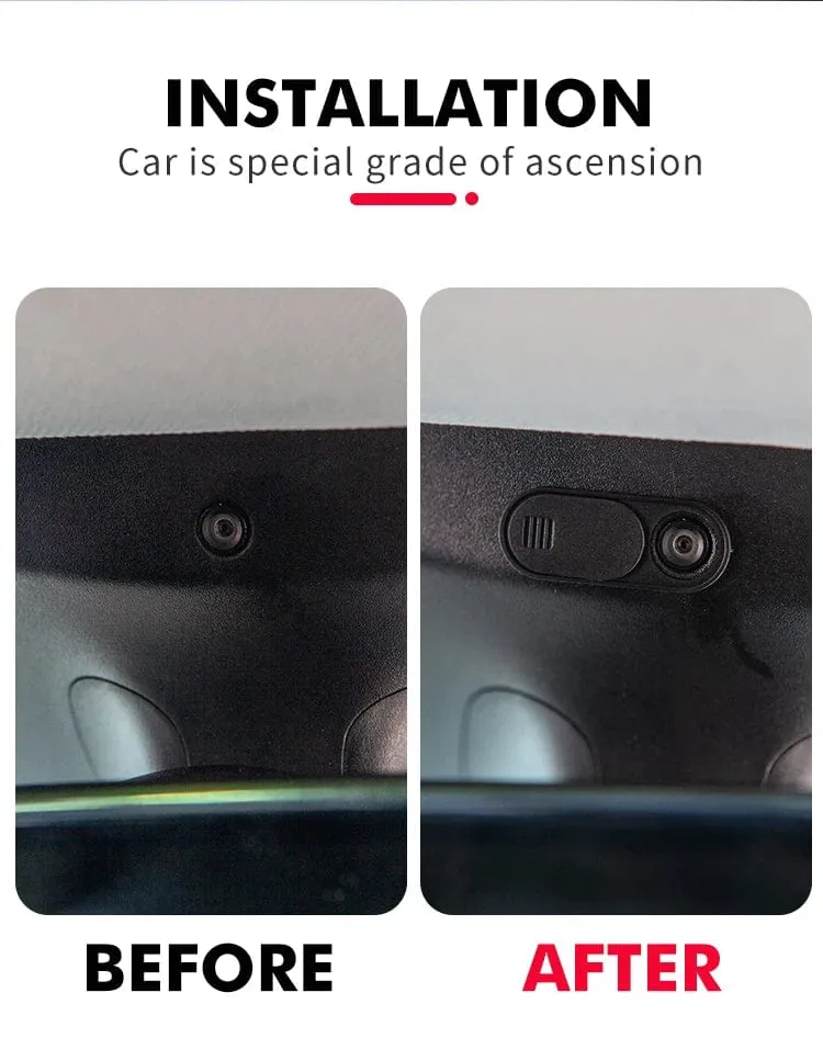 Für Tesla Model 3 Highland 2024 Kamera-Datenschutzabdeckung Weiß ModelY PC-Webcam-Abdeckung Model3 Modell SXY 2023 Innenzubehör