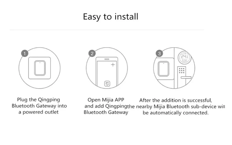 Qingping Bluetooth Gateway Hub Kompatibel WIFI Remote View Daten Sub-Gerät Smart Linkage Home Gerät Arbeiten Mit Mi home APP