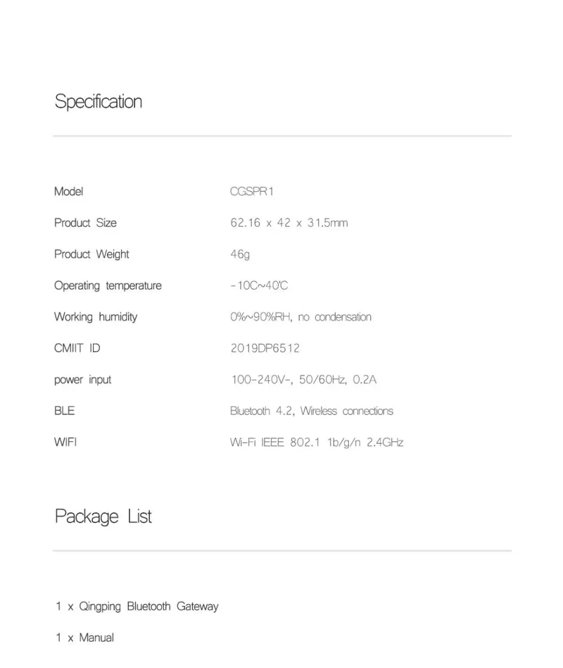 Qingping Bluetooth Gateway Hub Kompatibel WIFI Remote View Daten Sub-Gerät Smart Linkage Home Gerät Arbeiten Mit Mi home APP