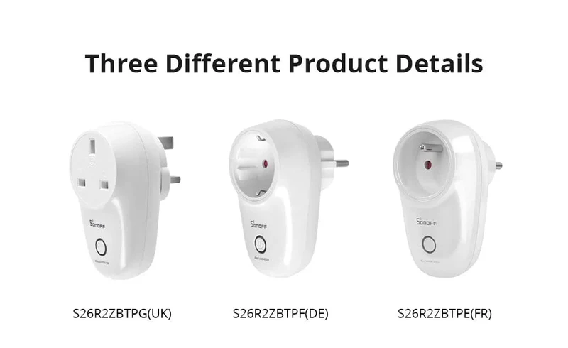 1-5PCS SONOFF S26R2ZB Zigbee Stecker 16A EU Outlet Timer Schalter Fernbedienung Buchse Arbeit mit ZigBee 3.0 Hub Zigbee2mqtt