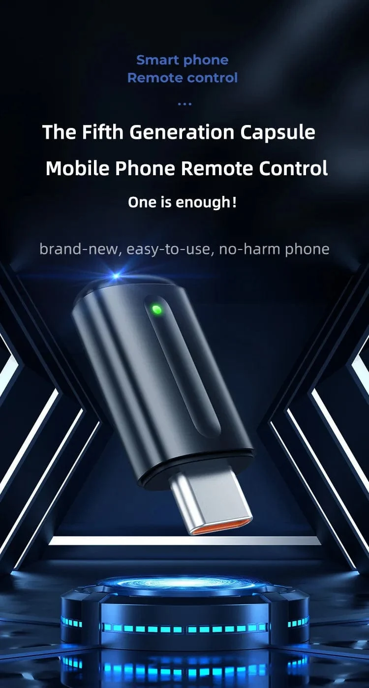 2024 Neuer Smartphone-IR-Mini-Adapter, intelligente Infrarot-Fernbedienung Typ C, IR-Blaster, Telefon-App-Steuerung für TV-Klimaanlage