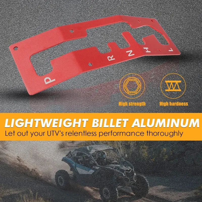 Für CAN-AM Shift-Shifter Tor Platte Panel Abdeckung Schutz Protector UTV für Can-Am Maverick X3 Max R 4x4 Turbo DPS 2017-2023 2019