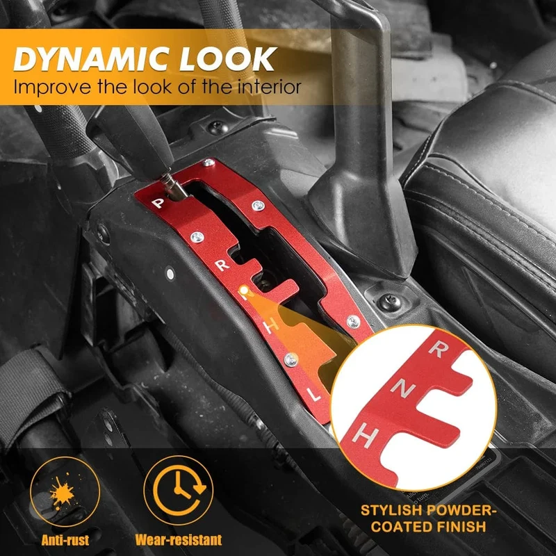 Für CAN-AM Shift-Shifter Tor Platte Panel Abdeckung Schutz Protector UTV für Can-Am Maverick X3 Max R 4x4 Turbo DPS 2017-2023 2019