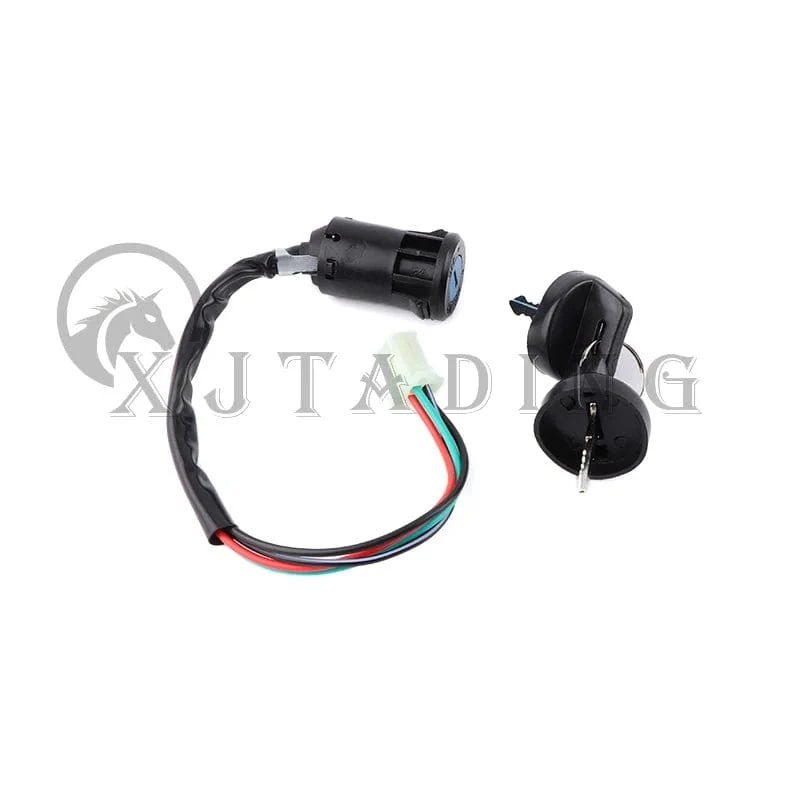 4 Drähte Universal 2 Zündschlüssel Startschalter Türschlossschlüssel für ATV Go Kart Quad Dirt Bike Scooter Motorradzubehör