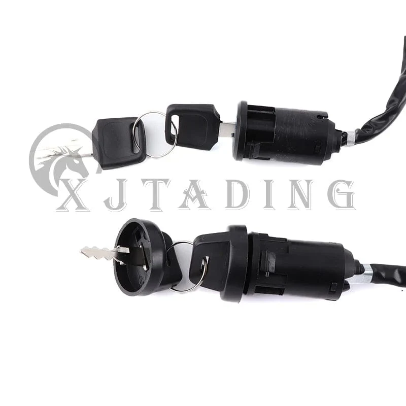 4 Drähte Universal 2 Zündschlüssel Startschalter Türschlossschlüssel für ATV Go Kart Quad Dirt Bike Scooter Motorradzubehör