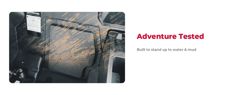 KEMIMOTO X3 UTV Batterieabdeckungsset aus schwarzem Kunststoff für Can-am Maverick X3, Maverick X3 MAX R RR 4x4 XRC Turbo DPS 2/4 Türen 2017+