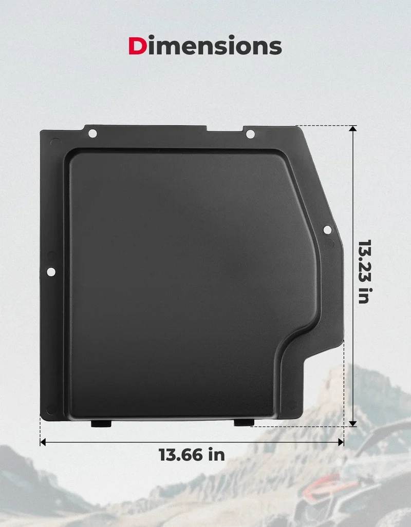 KEMIMOTO X3 UTV Batterieabdeckungsset aus schwarzem Kunststoff für Can-am Maverick X3, Maverick X3 MAX R RR 4x4 XRC Turbo DPS 2/4 Türen 2017+