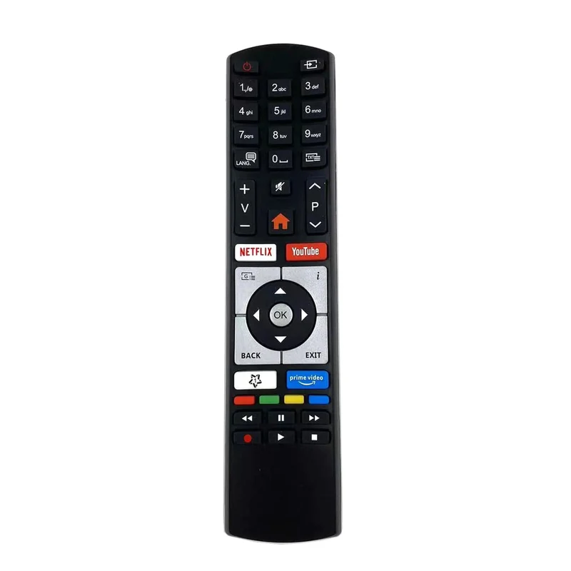 RC4318 Fernbedienung für Vestel Finlux Telefunken Edenwood 4K Smart-TV RC4318P RC4390 RC4390P RC4391P