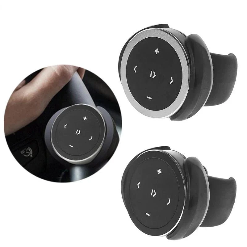 Kebidu Lenkrad Musik-Player Drahtlose Bluetooth Fernbedienung Media Taste Multimedia für Android IOS Smartphone Car Kit