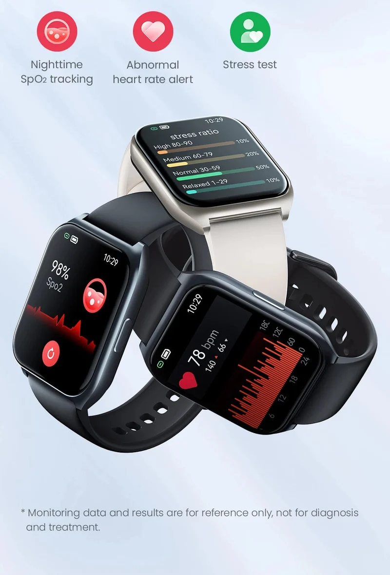 HAYLOU Watch 2 Pro (LS02 Pro) Smart Watch 1.85 Zoll HD-Display SpO2-Herzfrequenzmesser 100 Trainingsmodi Smartwatch für Männer und Frauen