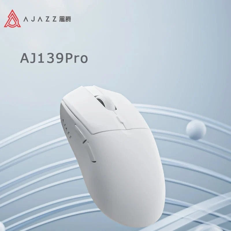 AJAZZ AJ139 Pro Kabellose Maus mit Füßen PMW3395 Gaming-Chipsatz 26000 dpi Professionelle Gaming-Maus für PC