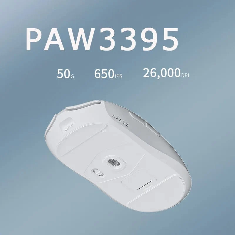 AJAZZ AJ139 Pro Kabellose Maus mit Füßen PMW3395 Gaming-Chipsatz 26000 dpi Professionelle Gaming-Maus für PC