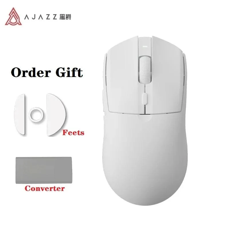 AJAZZ AJ139 Pro Kabellose Maus mit Füßen PMW3395 Gaming-Chipsatz 26000 dpi Professionelle Gaming-Maus für PC