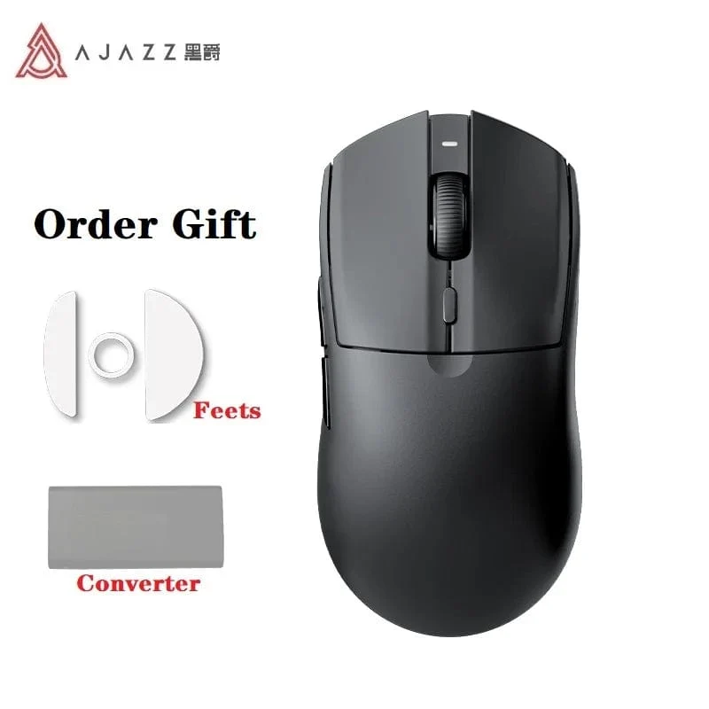 AJAZZ AJ139 Pro Kabellose Maus mit Füßen PMW3395 Gaming-Chipsatz 26000 dpi Professionelle Gaming-Maus für PC