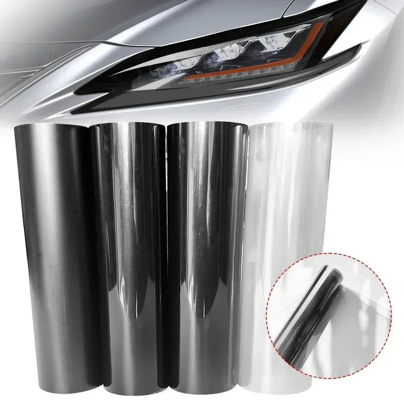 30*200cm Auto Scheinwerfer Tönung Nebel Licht Rücklicht Rauch Schwarz Tönung Vinyl Film Wasserdichte Film für Scheinwerfer Auto Karosserie film