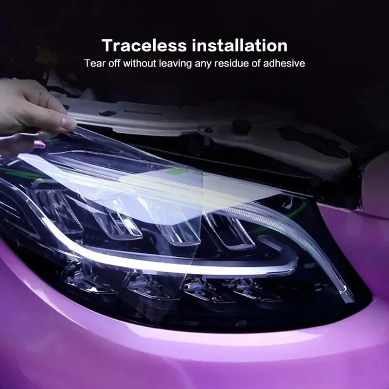 30*200cm Auto Scheinwerfer Tönung Nebel Licht Rücklicht Rauch Schwarz Tönung Vinyl Film Wasserdichte Film für Scheinwerfer Auto Karosserie film