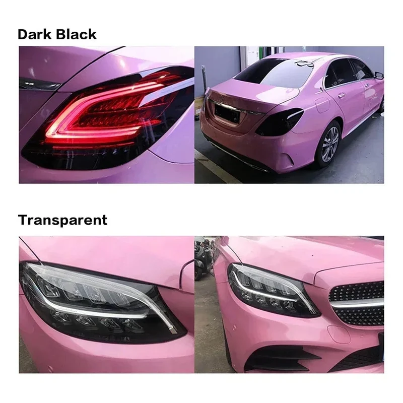 30*200cm Auto Scheinwerfer Tönung Nebel Licht Rücklicht Rauch Schwarz Tönung Vinyl Film Wasserdichte Film für Scheinwerfer Auto Karosserie film