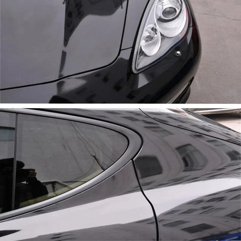 Auto Glanz Vinyl Wrap Film Schwarz Helle Farbe Aufkleber Auto Motorräder Körper Styling Aufkleber Dekoration Aufkleber Accessiries