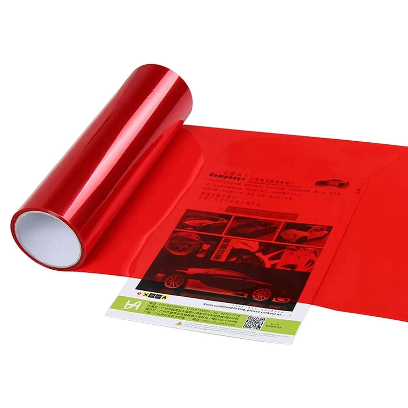 11 Farben Autolicht Scheinwerfer Rücklicht Tönungsfolie Vinylfolie Aufkleber Blatt Nebelscheinwerfer Rückleuchte Matt Rauchfolie 30x60cm