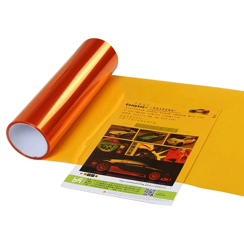 11 Farben Autolicht Scheinwerfer Rücklicht Tönungsfolie Vinylfolie Aufkleber Blatt Nebelscheinwerfer Rückleuchte Matt Rauchfolie 30x60cm