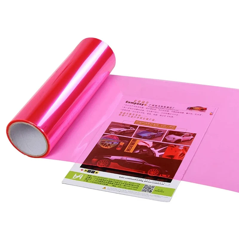 11 Farben Autolicht Scheinwerfer Rücklicht Tönungsfolie Vinylfolie Aufkleber Blatt Nebelscheinwerfer Rückleuchte Matt Rauchfolie 30x60cm