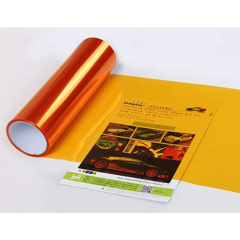 11 Farben Autolicht Scheinwerfer Rücklicht Tönungsfolie Vinylfolie Aufkleber Blatt Nebelscheinwerfer Rückleuchte Matt Rauchfolie 30x60cm
