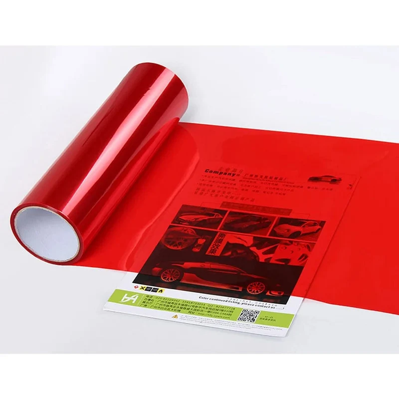 11 Farben Autolicht Scheinwerfer Rücklicht Tönungsfolie Vinylfolie Aufkleber Blatt Nebelscheinwerfer Rückleuchte Matt Rauchfolie 30x60cm