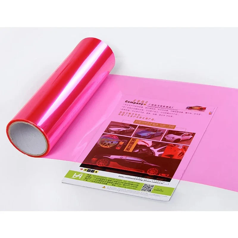 11 Farben Autolicht Scheinwerfer Rücklicht Tönungsfolie Vinylfolie Aufkleber Blatt Nebelscheinwerfer Rückleuchte Matt Rauchfolie 30x60cm