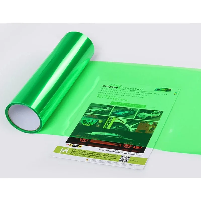 11 Farben Autolicht Scheinwerfer Rücklicht Tönungsfolie Vinylfolie Aufkleber Blatt Nebelscheinwerfer Rückleuchte Matt Rauchfolie 30x60cm