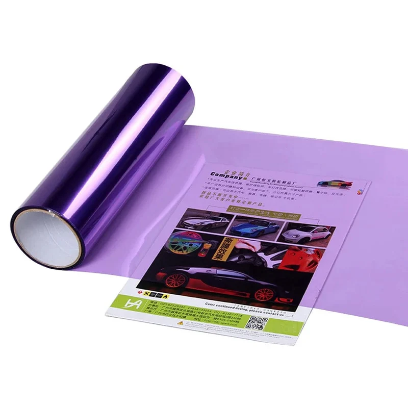 11 Farben Autolicht Scheinwerfer Rücklicht Tönungsfolie Vinylfolie Aufkleber Blatt Nebelscheinwerfer Rückleuchte Matt Rauchfolie 30x60cm