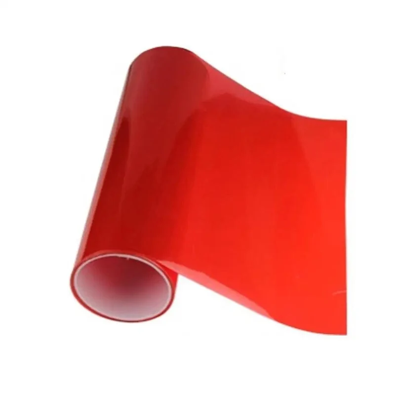 Rotes Autolicht, Scheinwerfer, Rücklicht, Tönungsfolie, Vinylfolie, Aufkleber, Blatt, Nebelscheinwerfer, Rückleuchte, matt, Rauchfolie, 60/150 cm x 30 cm
