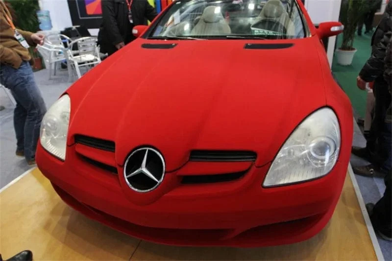 50*200 cm Premium Qualität Samt Wildleder Stoff Vinyl Auto Wrap Aufkleber Schwarz Rot Selbstklebende Samt tuch Film für Auto Styling