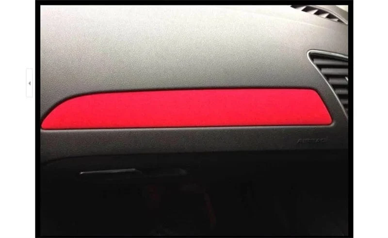 50*200 cm Premium Qualität Samt Wildleder Stoff Vinyl Auto Wrap Aufkleber Schwarz Rot Selbstklebende Samt tuch Film für Auto Styling