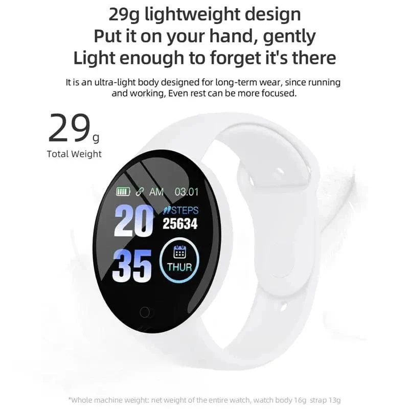 Neue D18 Multifunktionale Smart Watch Männer Frauen Bluetooth Verbunden Telefon Musik Fitness Sport Armband Schlaf Monitor Smartwatch