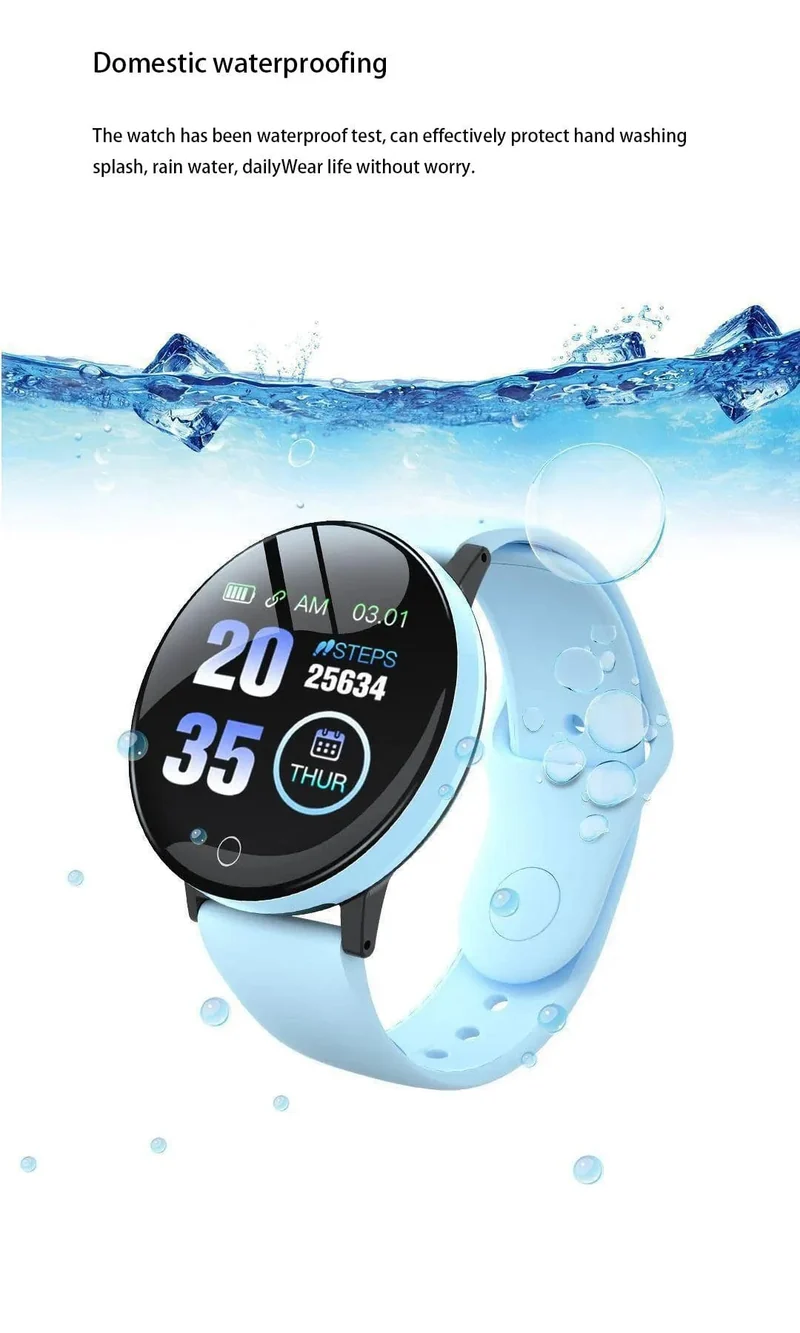 Neue D18 Multifunktionale Smart Watch Männer Frauen Bluetooth Verbunden Telefon Musik Fitness Sport Armband Schlaf Monitor Smartwatch