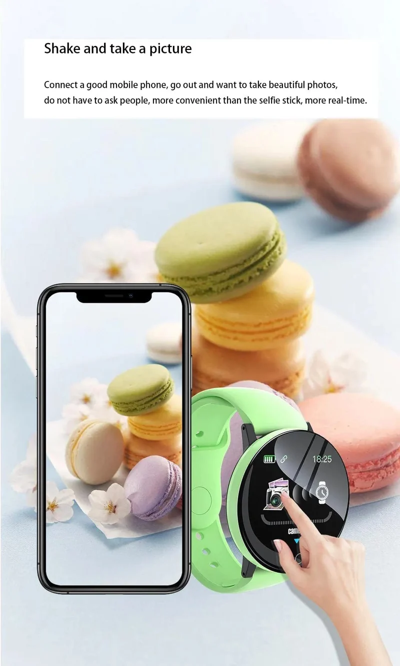 Neue D18 Multifunktionale Smart Watch Männer Frauen Bluetooth Verbunden Telefon Musik Fitness Sport Armband Schlaf Monitor Smartwatch