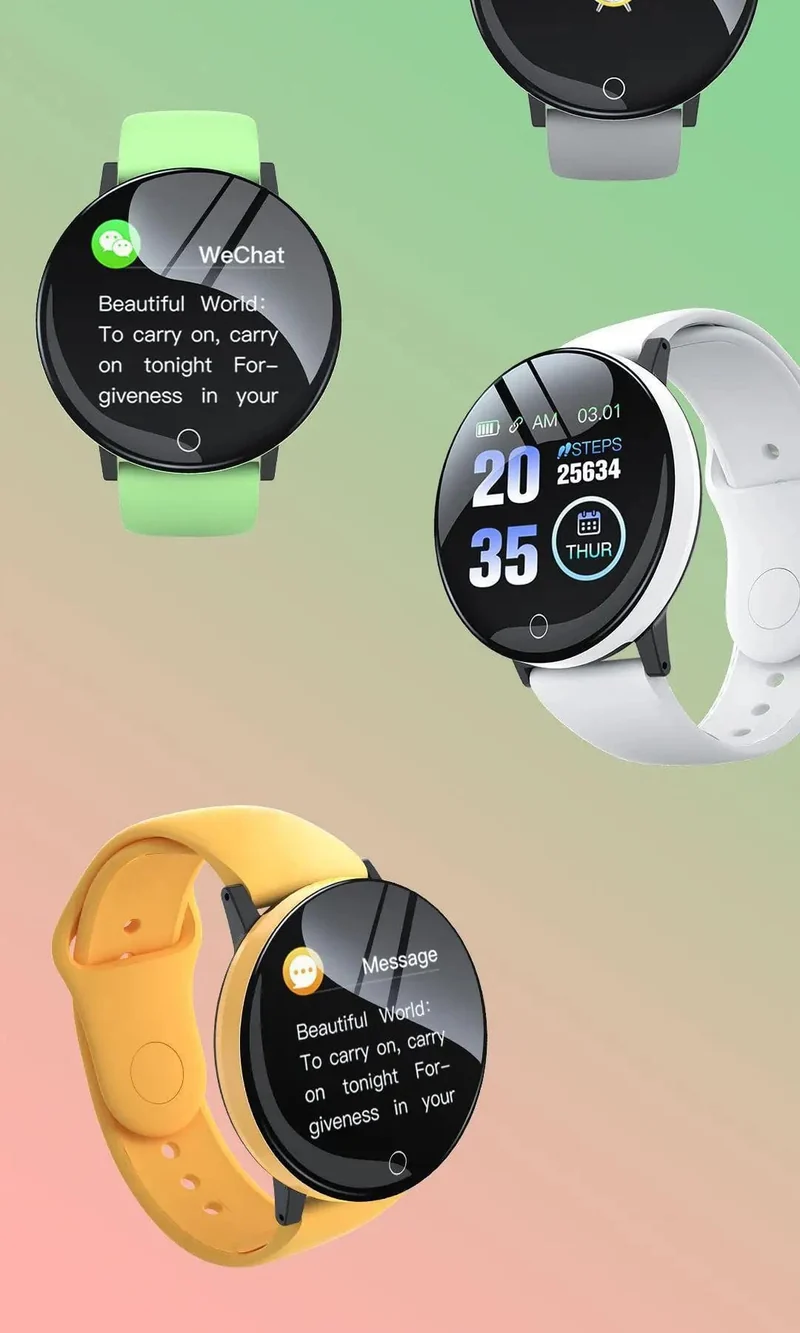 Neue D18 Multifunktionale Smart Watch Männer Frauen Bluetooth Verbunden Telefon Musik Fitness Sport Armband Schlaf Monitor Smartwatch