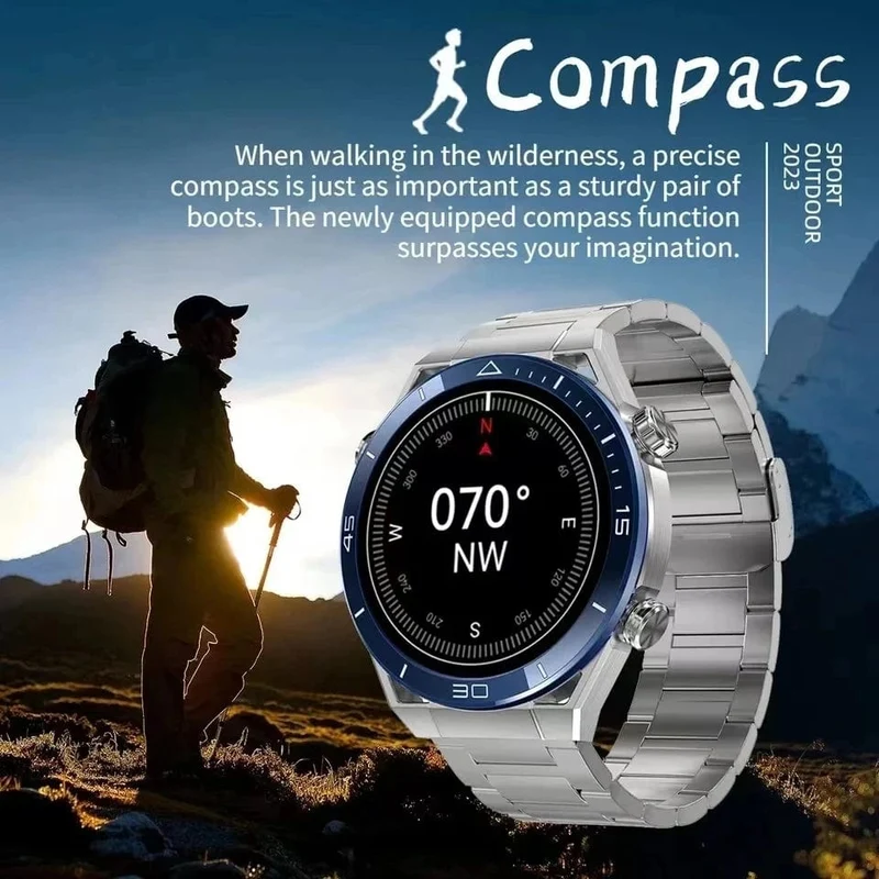 Für Huawei GT6 Pro Smart Watch Männer 390 * 390 HD-Bildschirm Herzfrequenz Bluetooth-Anruf IP67 wasserdichte Sport-SmartWatch für Xiaomi Apple